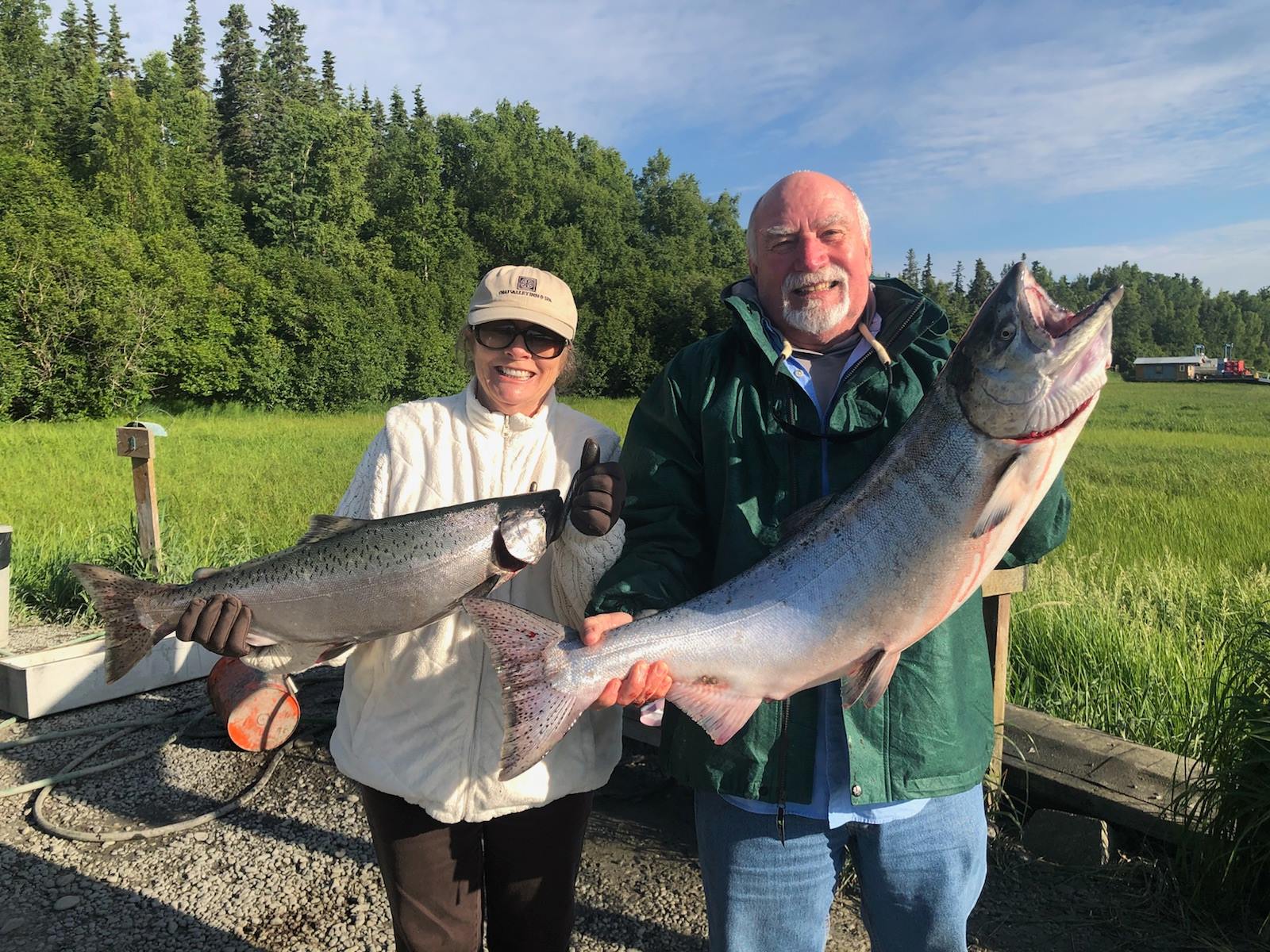 salmon springtime fishing