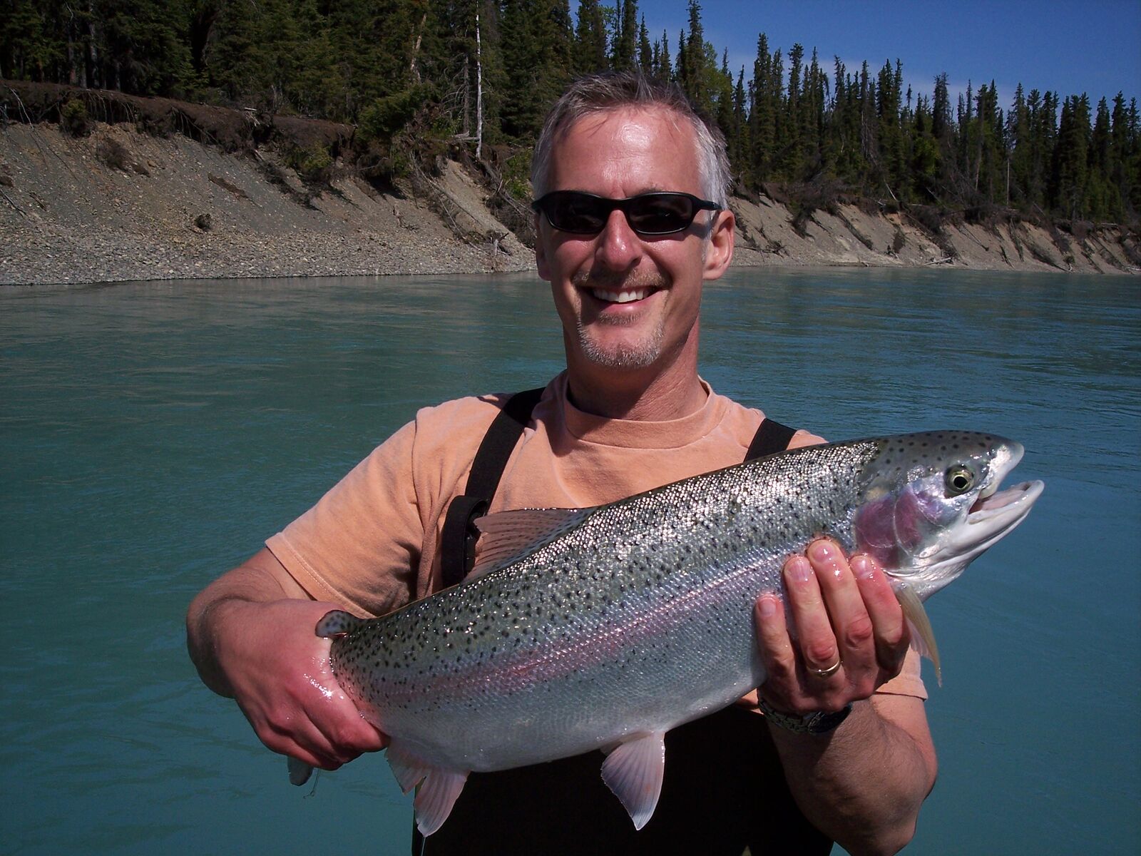 Fisherman with the catch